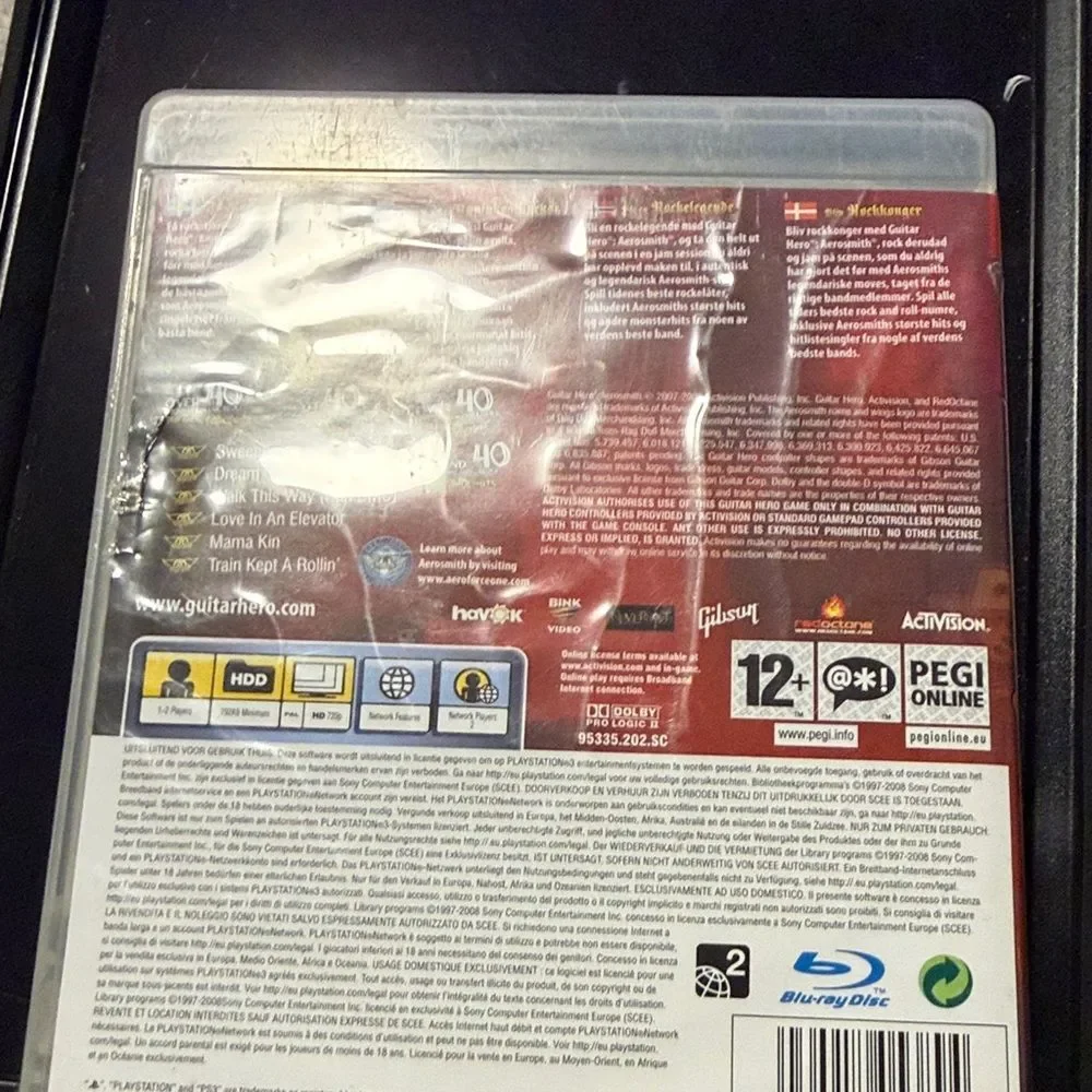 Guitar Hero: Aerosmith PlayStation 3 PS3 Video Game